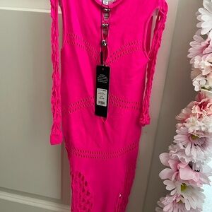 Fashion Nova Hot Pink Mini Dress